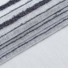 Dainty Home Daniella Linen Textured Striped 3d Chenille Tufted Shower Curtain - 3 of 4