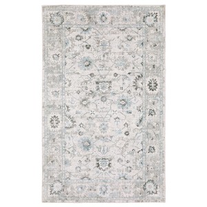 Oriental Weavers Windham WIN04 Ivory / Teal Blue Indoor Area Rug - 2'6" x 10' - 1 of 4