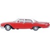 1960 Ford Fairlane Sedan 500 Monte Carlo Red with Corinthian White Top and Interior1/87 (HO) Diecast Model Car by Oxford Diecast - 2 of 4