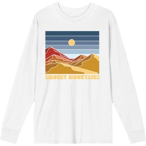 Adventure Society Smokey Mountains Adult Crew Neck Long Sleeve Tee - 1 of 2