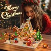 Plaxsoon Christmas Ginger House Building Kits for Kids, Interlocking Block Building Sets Ideal Gift for Kids Aged 6+ - 2 of 4