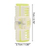 Unique Bargains Women's Heatless Voluminous Hair Roller 2.76"x1.06" Green White 6pcs - 4 of 4