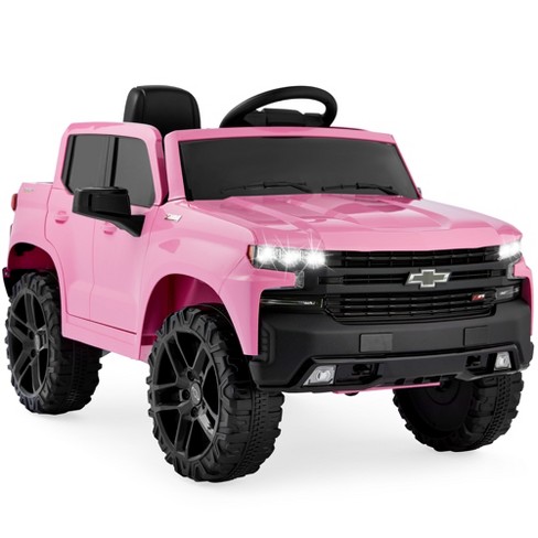 Best Choice Products 12v 2.5 Mph Licensed Chevrolet Silverado Ride On Truck Car Toy W Parent Remote Control Pink Target