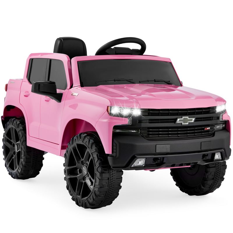 Best Choice Products 12V 2.5 MPH Licensed Chevrolet Silverado Ride On Truck Car Toy w/ Parent Remote Control, 1 of 10
