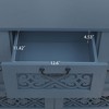 Okak Antique 7-Drawer Bedroom Dressers with Cutout Pattern Solid Wood Legs, Wooden Chest of Drawers for Bedroom/Entryway/Study - 4 of 4