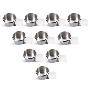 GSE Slide-Under Stainless Steel Cup Holder – Suitable for Casino Poker, Work Desks, Boats, RVs, and Trucks - 1 of 4