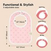 KeaBabies 8-Pack Organic Baby Bibs for Toddler Boys and Girls, Baby Drooling and Teething Bibs for Baby Girls, Boys - 2 of 4