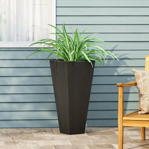 Maggift Planters Three-Dimensional Diamond Flower Pot with Outdoor and Indoor, Garden Decor, Decorative Plant Pots, Balcony, Black 31.5"*16.75"*16.25" - image 1 of 4