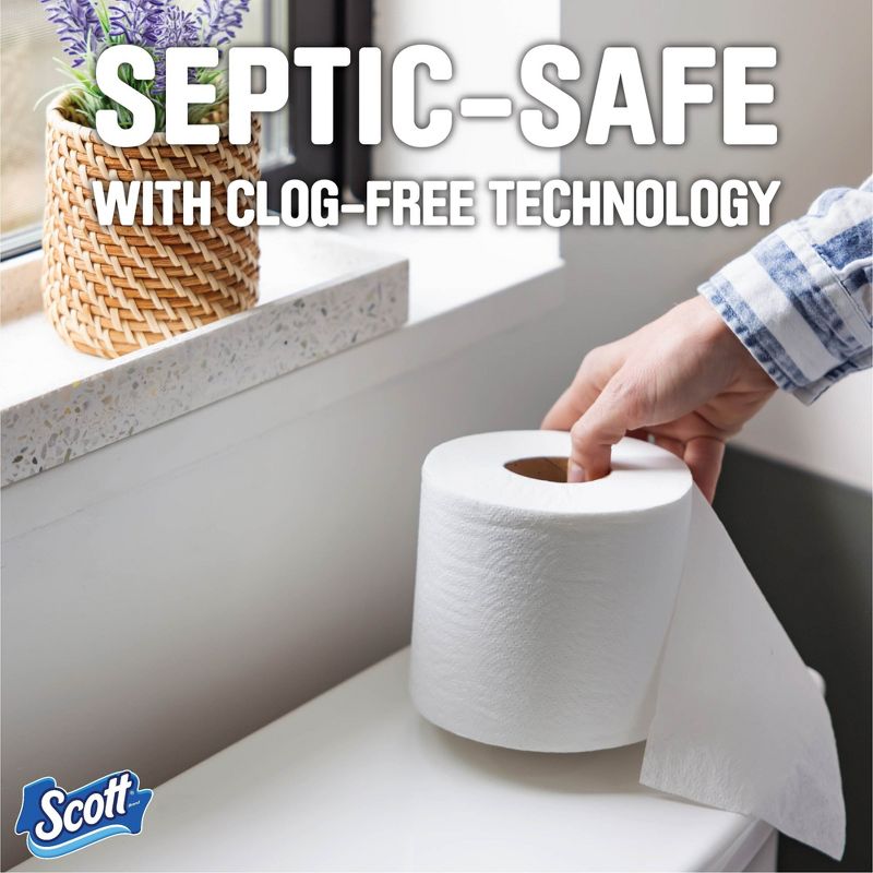 Scott 1000 Septic-Safe 1-Ply Toilet Paper, 6 of 12