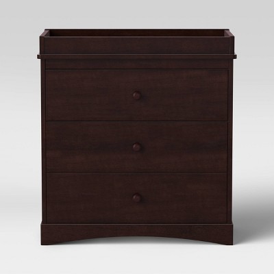 skylar 3 drawer dresser with changing top