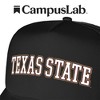 Official Texas State University Distressed School Name Foam Snapback Trucker Hat - for Men and Women, Black, One Size - 4 of 4