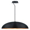 24" 1-Light Gaetano LED Pendant Black and Gold - EGLO: Contemporary Ceiling Fixture, Adjustable, ETL Listed - 2 of 4