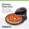 Presto Pizzazz Plus Rotating Pizza Oven, Bake 7-12" Pizzas, Wings, Rolls & More, Countertop Appliance for Homemade, Frozen or Take-n-Bake Pizzas,Black - 4 of 4