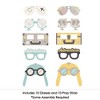 Big Dot of Happiness World Awaits Glasses & Masks - Paper Card Stock Travel Themed Party Photo Booth Props Kit - 10 Count - 3 of 4