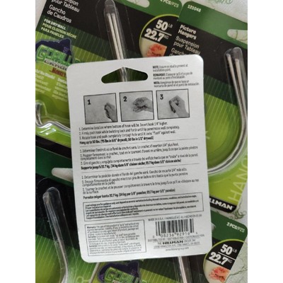 Silver Metal Gorilla Hook Picture Hanger 50 lb Capacity