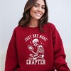 Simply Sage Market Women's Graphic Sweatshirt One More Chapter Skeleton - 2 of 3