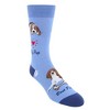 CTM Men's My Pup Crew Novelty Socks - 4 of 4