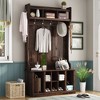 NicBex 70.80"H Modern Hall Tree with Storage for Living Room - 4 of 4