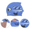 Unique Bargains Kid's Silicone Polka Dot Fish Swim Cap 1 Pc - 3 of 4