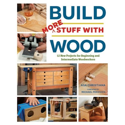 Build More Stuff with Wood - by  Asa Christiana (Paperback)
