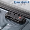 Coolife Luggage Suitcase  Hardside PC+ABS Spinner TSA Lock Telescopic Handle,greenL(28in) - 3 of 4