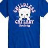 Men's - Instant Message - Childless Cat Lady Society Short Sleeve Graphic T-Shirt - 2 of 4
