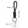 Unique Bargains Braided Wrist Strap Key Whistle Wallet Badge Lanyards 5.5" with Spring O Rings - 2 of 4