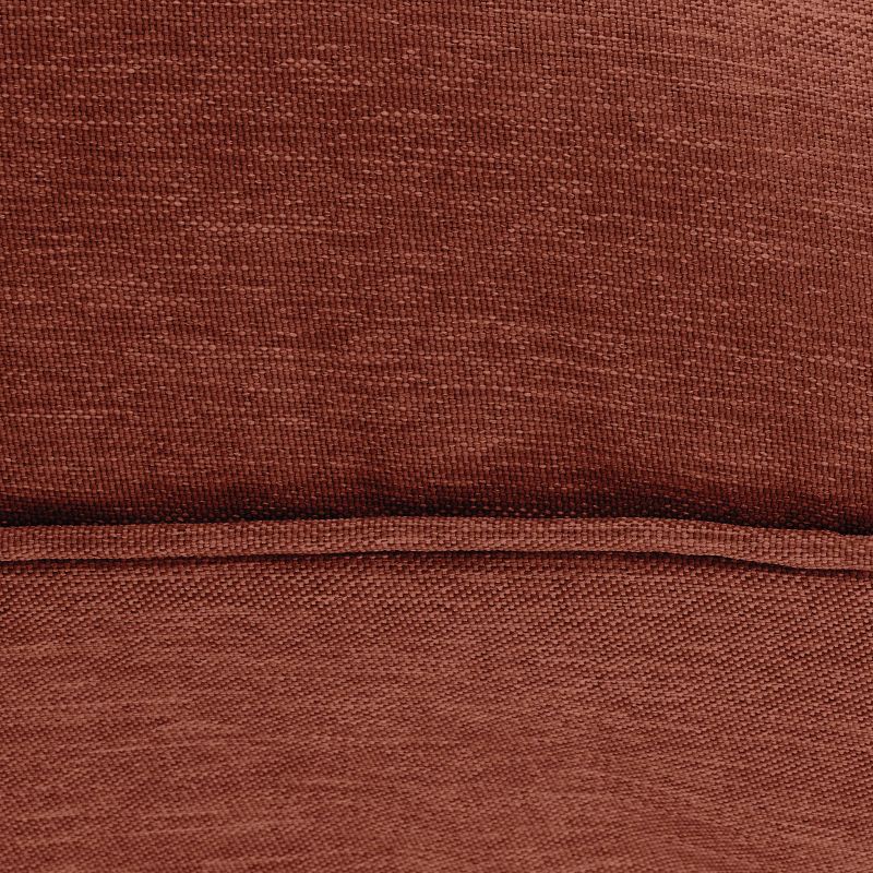 21&#34; x 15&#34; Montlake FadeSafe Water-Resistant Patio Lounge Back Cushion Cover Rust - Classic Accessories, 4 of 9