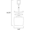 Maxim Lighting Asiana 1 - Light Pendant in  Roasted Chestnut - 2 of 2