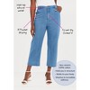 Jessica London Women's Plus Size Classic Cotton Denim Capri - image 3 of 4