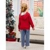 PATPAT Stitch Family Matching Christmas Hooded Sweatshirt Stitch Snow Pattern Long Sleeve Pullover Hoodies - 4 of 4