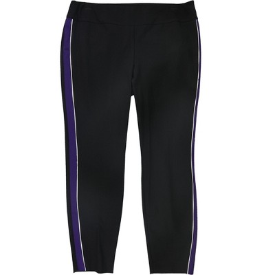 Alfani Womens Side-Stripe Casual Trouser Pants
