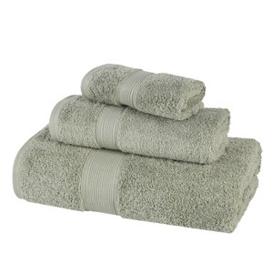Organic Cotton Medium Weight Solid Towel Set by Blue Nile Mills - 1 of 4