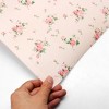 PiccoCasa Flower Pattern Non-slip Cabinet Cupboard Paper Mat Placemat Pink 11.8"x118" - 3 of 4