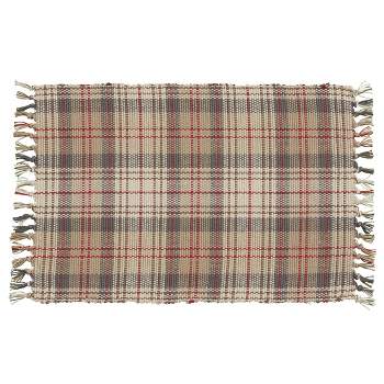 Park Designs Dove Buffalo Check Yarn Placemat Set Of 4 : Target