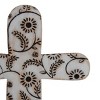 White Floral Wood Cross Decorative Tabletop Accent - Foreside Home & Garden - 4 of 4