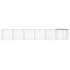 vidaXL Chicken Cage Light Grey Galvanized Steel Large Durable - 3 of 4
