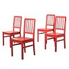 Set of 4 Camden Wood Slat Back Dining Chairs - Buylateral - 2 of 4