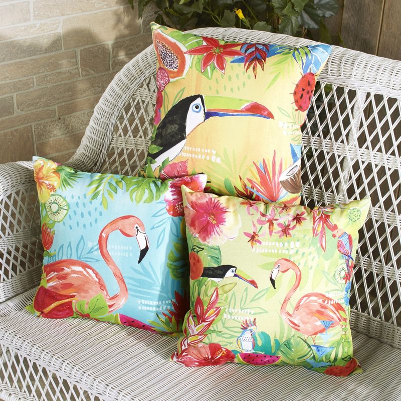 The Lakeside Collection Tropical Outdoor Cushion Collection, 1 of 9