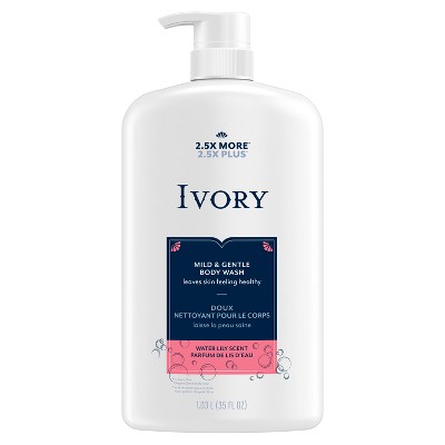 Ivory Mild & Gentle Body Wash - Water Lily Scent - 35 Fl Oz : Target