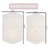 Waterford Collection Tufted Bath Rug, Extra Soft and Absorbent, Non-Slip Bath Mats, Machine Washable bath rugs for Bathroom, 2 Piece Set, Ivory - 2 of 4