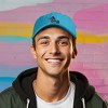Dalix Giant Lizard Kaiju Embroidered Cotton Dad Hat Baseball Cap Adjustable Glow in the Dark Mens - 2 of 4