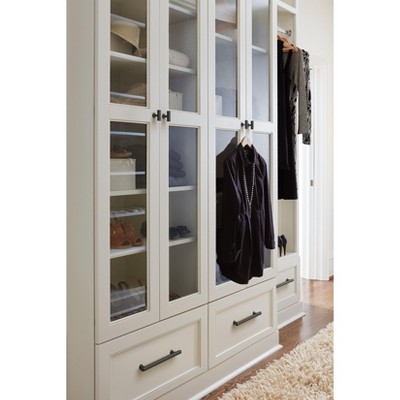 Matte Black Modern T-Handle Cabinet Knob with Mounting Hardware