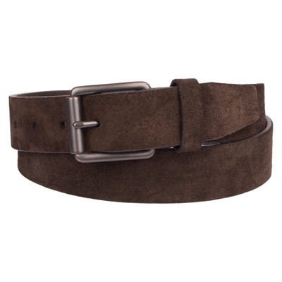 mens suede belt