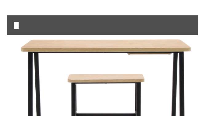 Craft Desk Wood Light Brown - Studio Designs, 2 of 12, play video