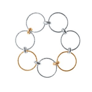 Lucy Quartermaine - Multi Finish Hula Bracelet - 1 of 4