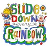 Men's Rainbow Brite Slide Down Every Rainbow T-Shirt - image 2 of 4