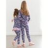 RuffleButts SoftSnooze Toddler Girls Ruffle Long Sleeve Pajama Set - 4 of 4
