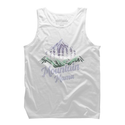 Men's Design By Humans Mountain Mama Camping Adventure Mom By Flowerr Tank Top