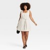 Women's Linen Mini Vest Dress - A New Day™ - 3 of 3